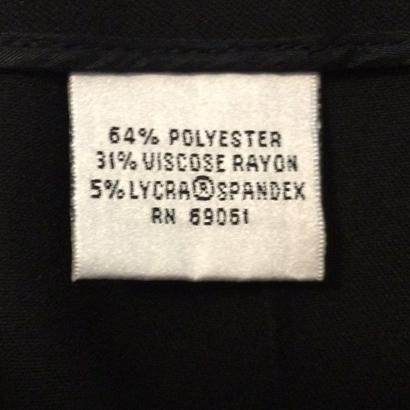 8P Talbots black stretch dress pants - Picture 14 of 15